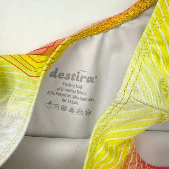 Destira Prismatic Colorful Girls Leotard - Picture 4 of 8